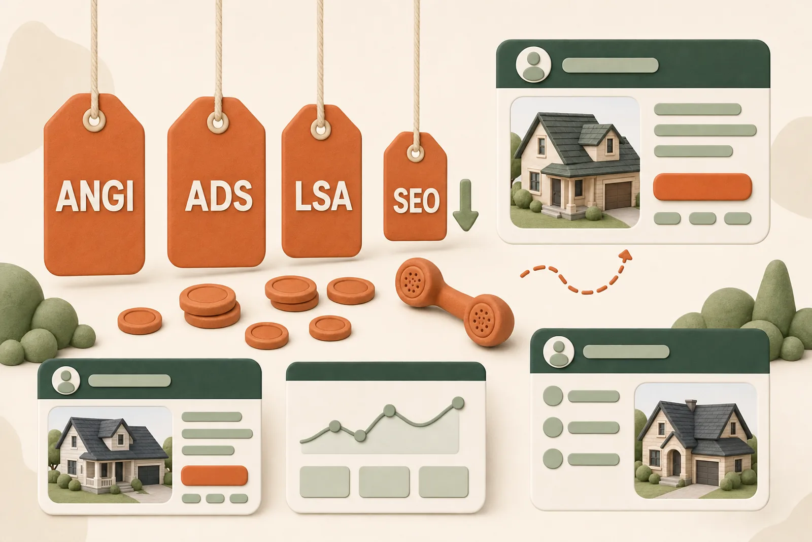 What roofing leads actually cost in 2026 (Angi, Google Ads, LSAs, SEO)